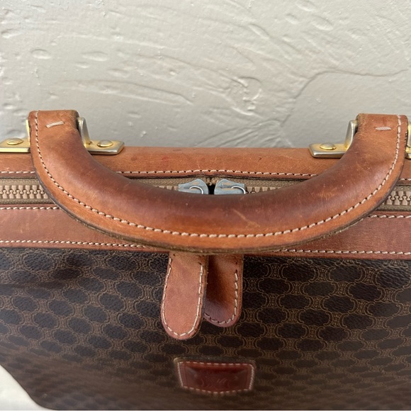 Vintage 90s Celine Macadam purse / crossbody / satchel - Picture 4 of 15